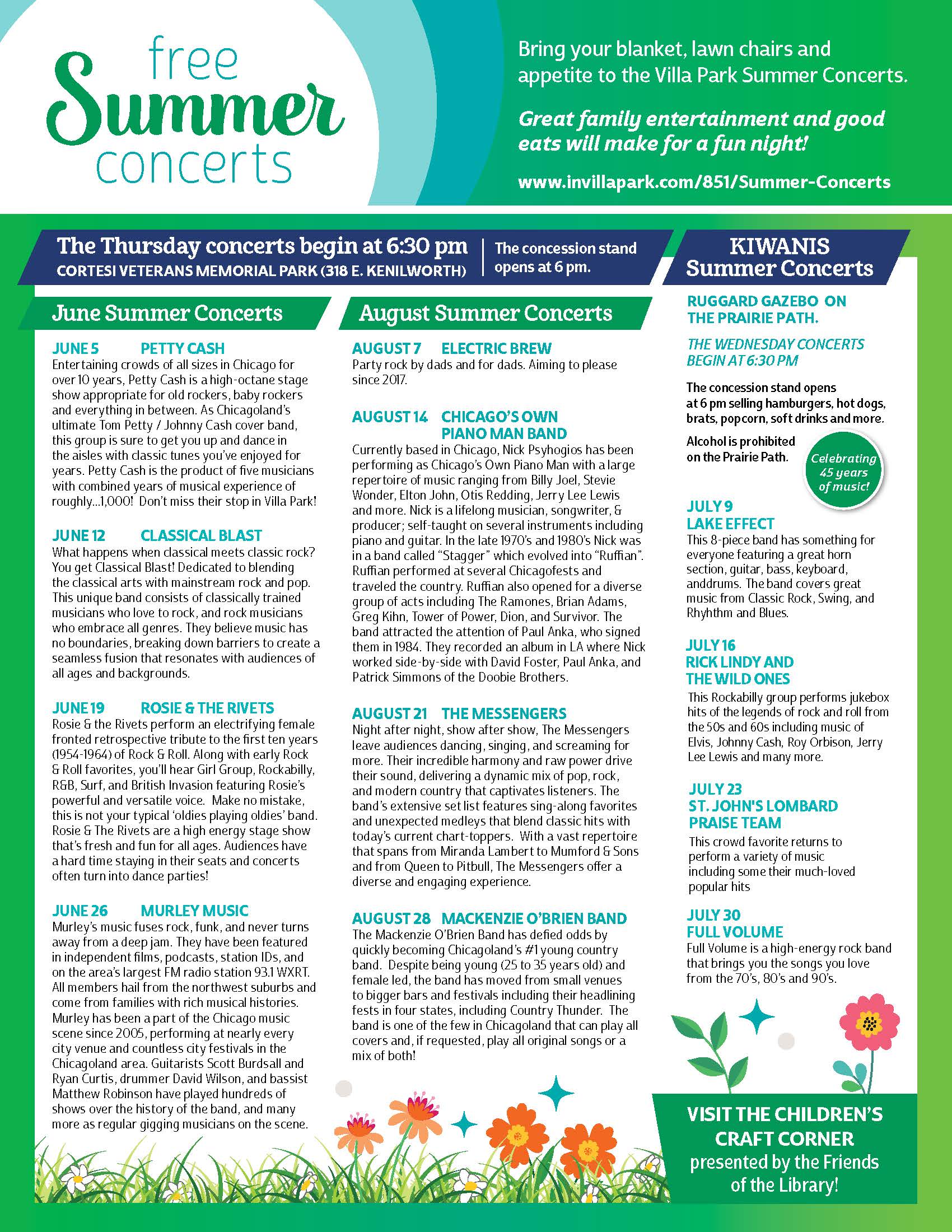 Summer Concerts 2025