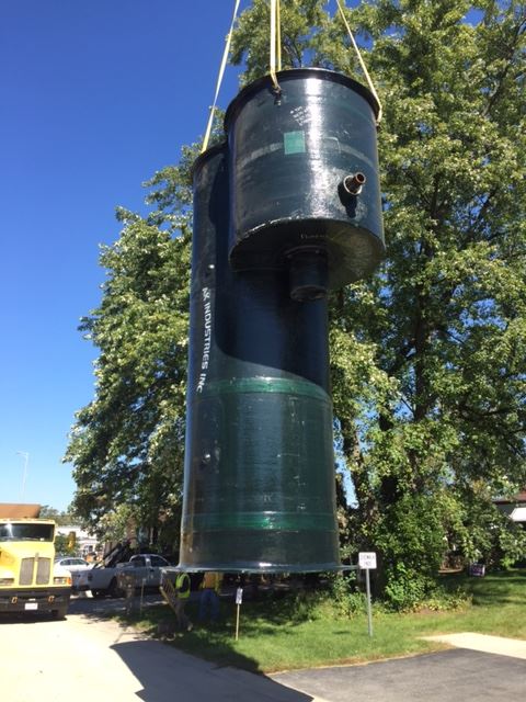 North Avenue Townhomes Lift Station Construction Site 1