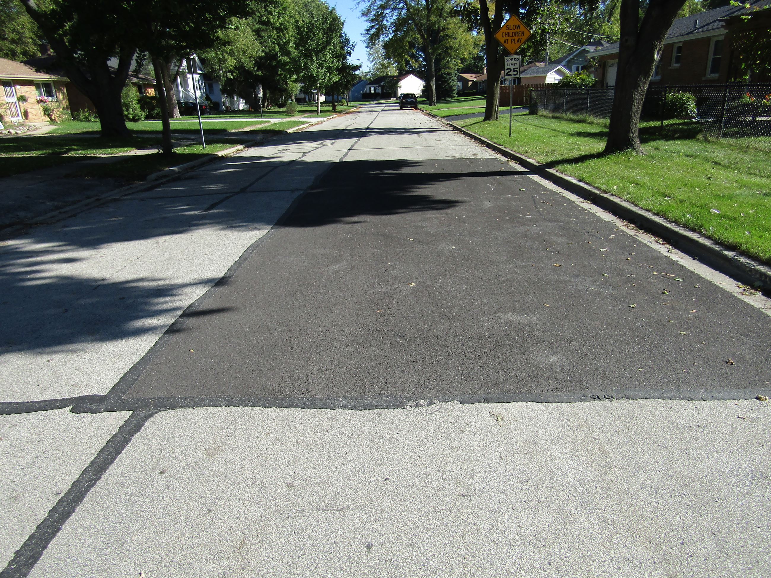 Large Patch on Paved Road